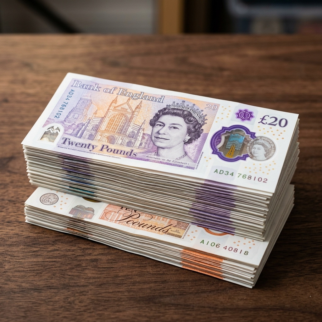Grade A British Pound Banknotes
